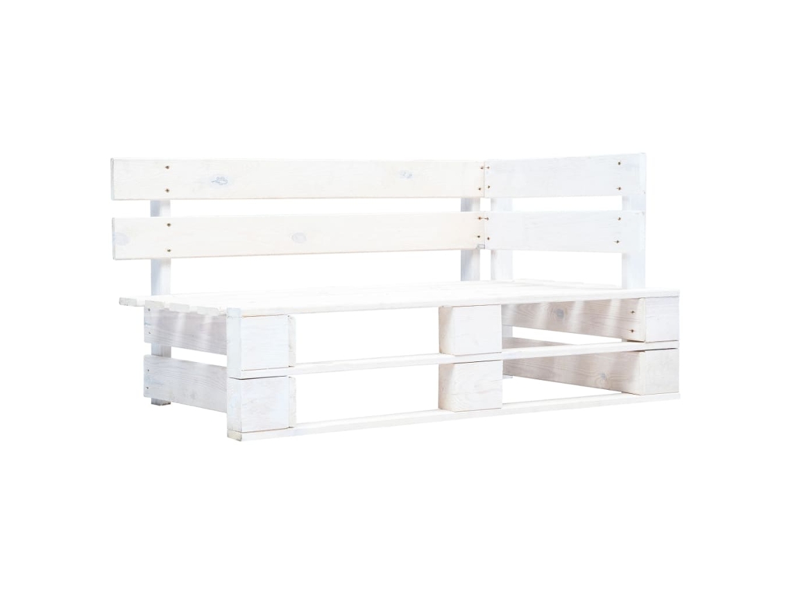 Pallet Bench, Pallet Benches Vidaxl Branco Madeira De Pinho Impregnada (n/a)