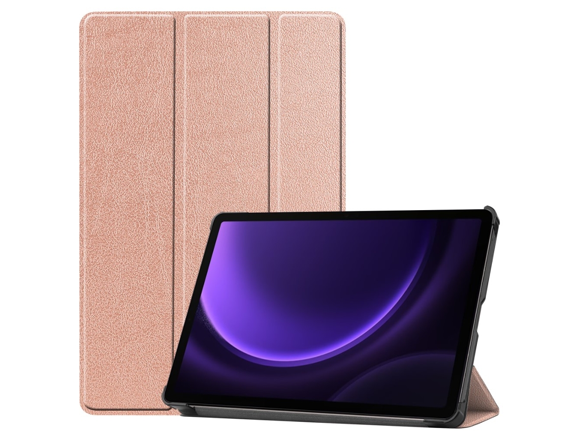 Capa Rosa Dobrável para Samsung Galaxy Tab S10 Fe