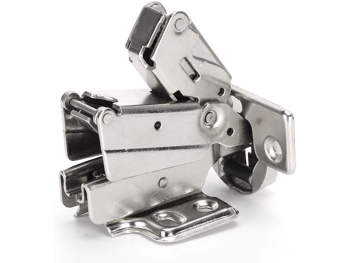 Dobradiças Heepdd Para Armários, Portas, Guarda Roupas E Closets, Conjunto De 3 Peças Com Base Ajustável E Reforçada, Em