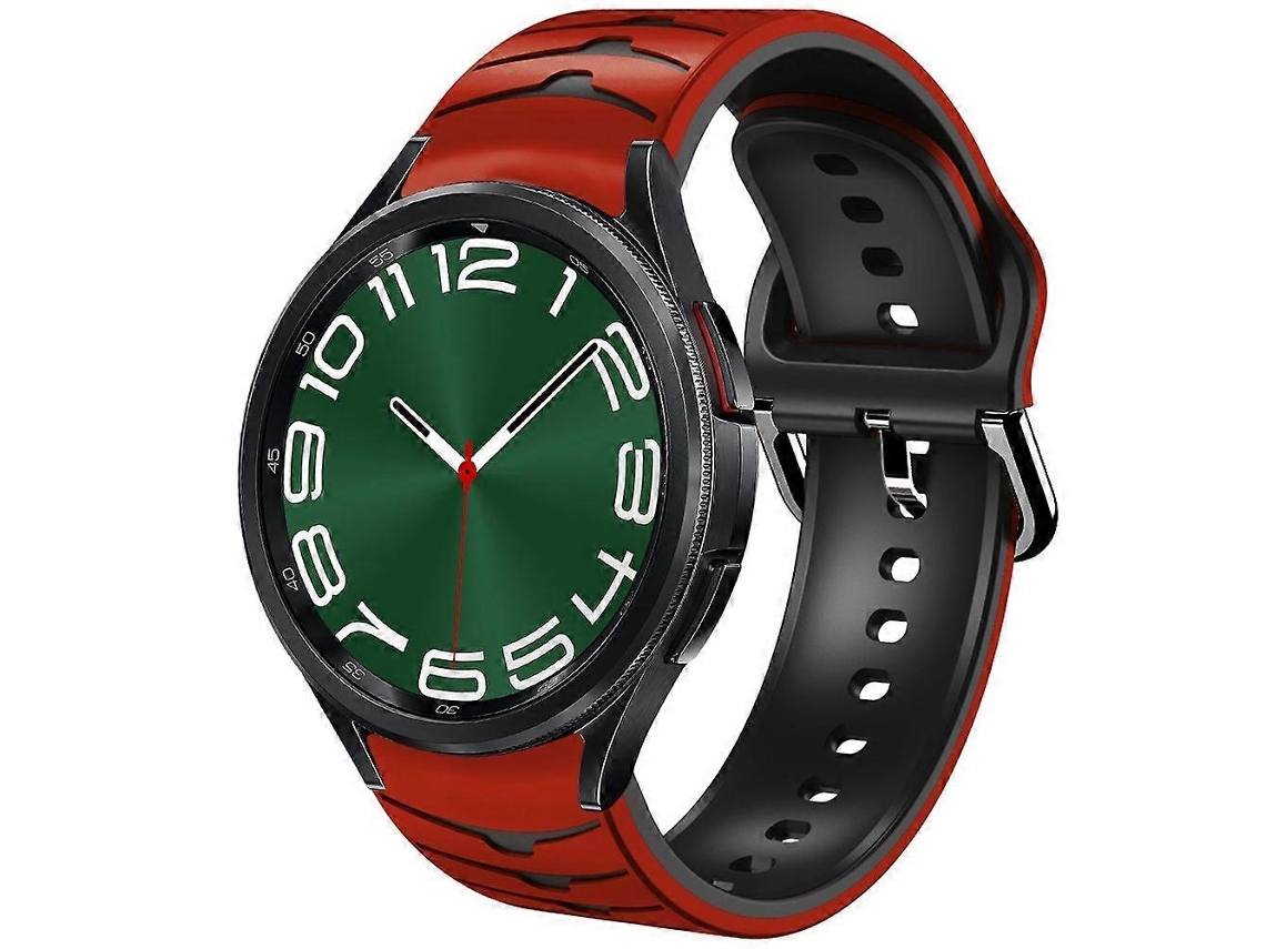 Pulseira De Relógio De Silicone Com Textura Curva
