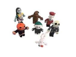Conjunto Com 7 Peças De Bonecos Assustadores Do Filme O Estranho Mundo De Jack Para Decoração E Presente De Halloween Para Crianças. Hengjian