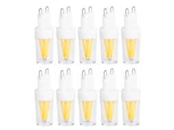 10pcs Lâmpada Led G9 2w 230v Base Bi Pin para Iluminação Residencial Econômica