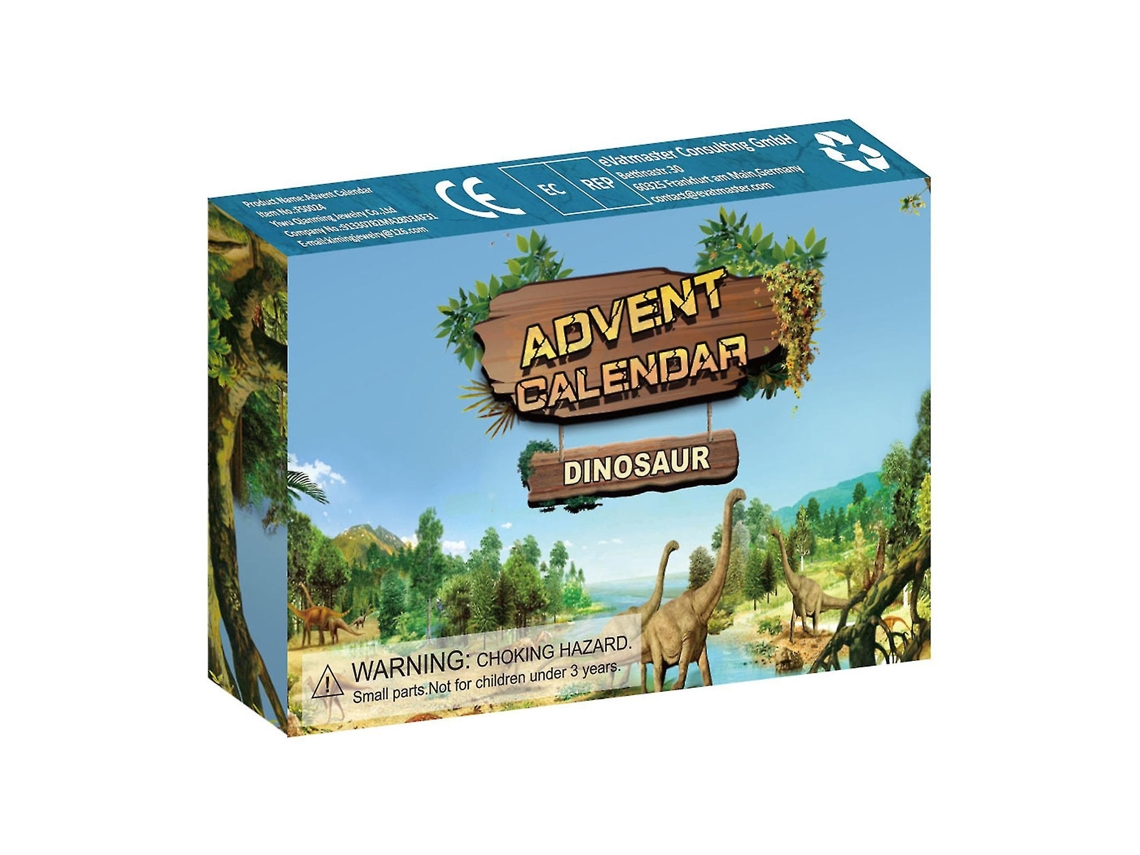 Calendário Do Advento Com 24 Dinossauros