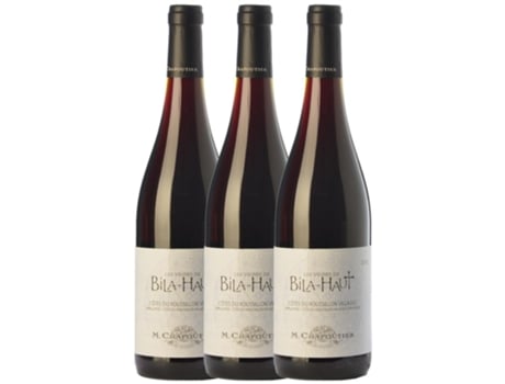 Vinho Tinto DOMAINE DE BILA-HAUT Domaine De Bila-Haut Les Vignes Rouge Côtes Du Roussillon Villages Joven (0.75 L - 3 unidades)
