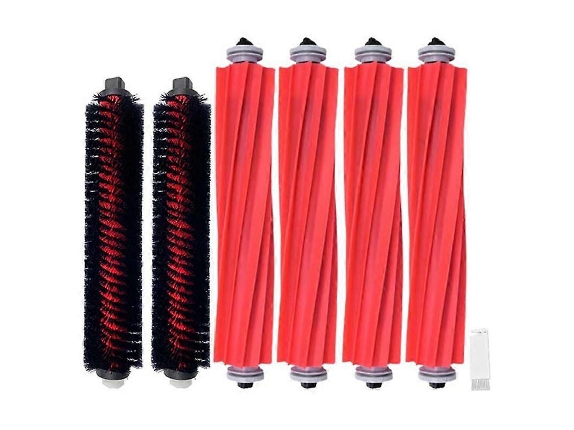 Nova Line pincel de Limpeza Rolante para Roborock S7 Maxv Ultra S7 Pro Ultra G10 G10s Pro 4 Pincéis Principais + 2 Pincéis Rolantes