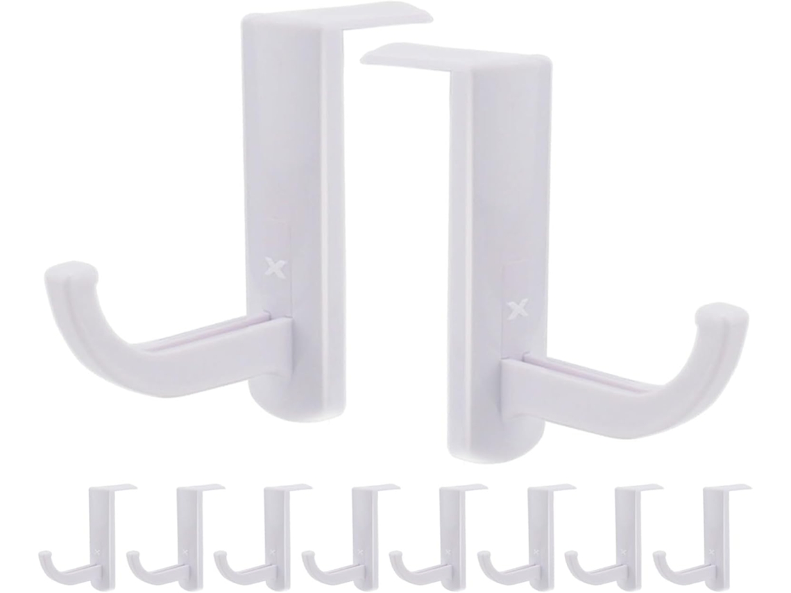 Pretyzoom Conjunto De 10-ganchos Parede Para Fones Ouvido, Suporte Prático E Resistente, Fácil Instalação Para