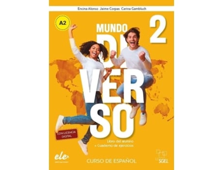 Livro Mundo Diverso 2 - Libro Del Alumno Con Cuaderno De Ejercícios Y Licencia Digital De Encina Alonso Arija, Jaime Corpas Viñals Et Al. (espanhol)