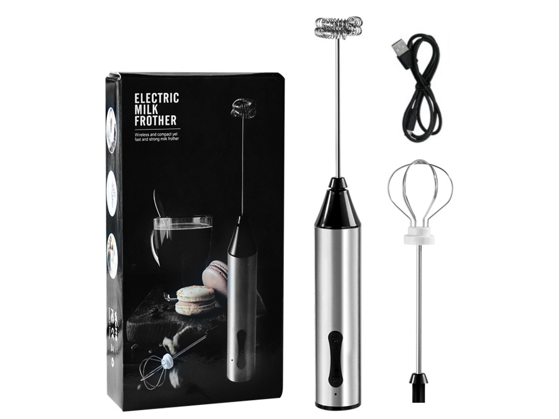 Espumador De Leite Elétrico, Café, Recarregável, Misturador Bebidas