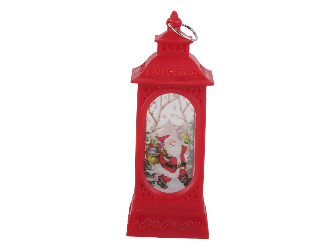 Laxiscreed Lanterna Decorativa De Natal Led 5.1" Com Luz Quente Sem Chama