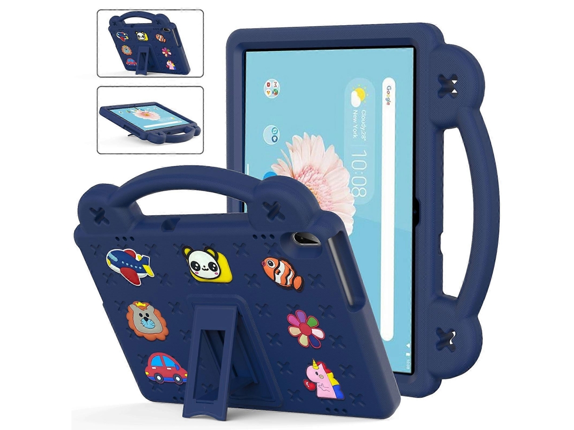Capa Para Tablet Infantil Em Eva Resistente A Impactos Com Alça E Suporte Integrado Para Lenovo Tab M10 X605 / X505 / Tab P10 X705