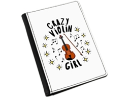 Porta Passaporte Gift Base Crazy Violin Girl Stars