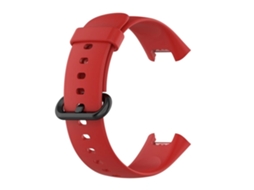 Pulseira De Relógio Lurelia Para Redmi Watch 2 Lite De Substituição Em Silicone De Cor Sólida Vermelho