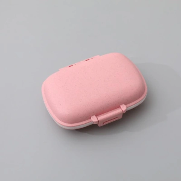 Porta Comprimidos/dosette/pote Para Medicamentos Com 8 Compartimentos, Rosa. Aquaforge