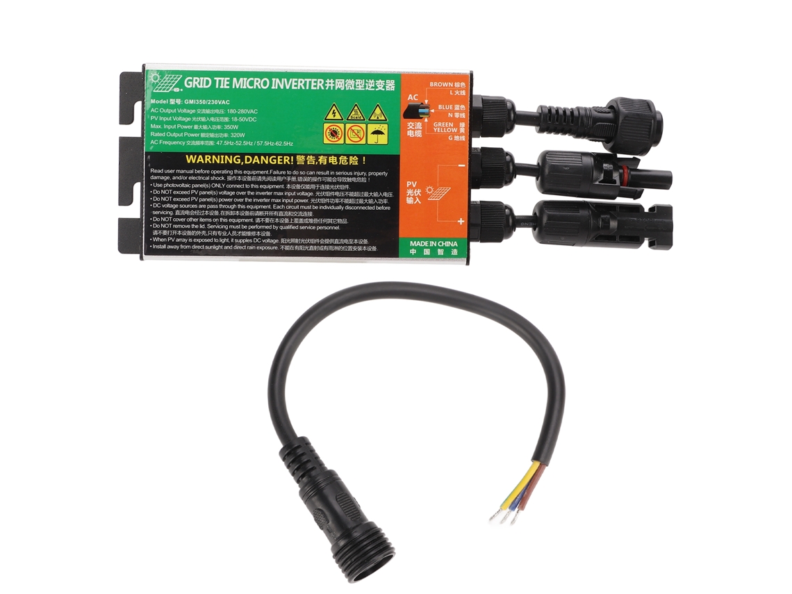 Microinversor Solar 350 W 230 V MPPT BRILVIBERA