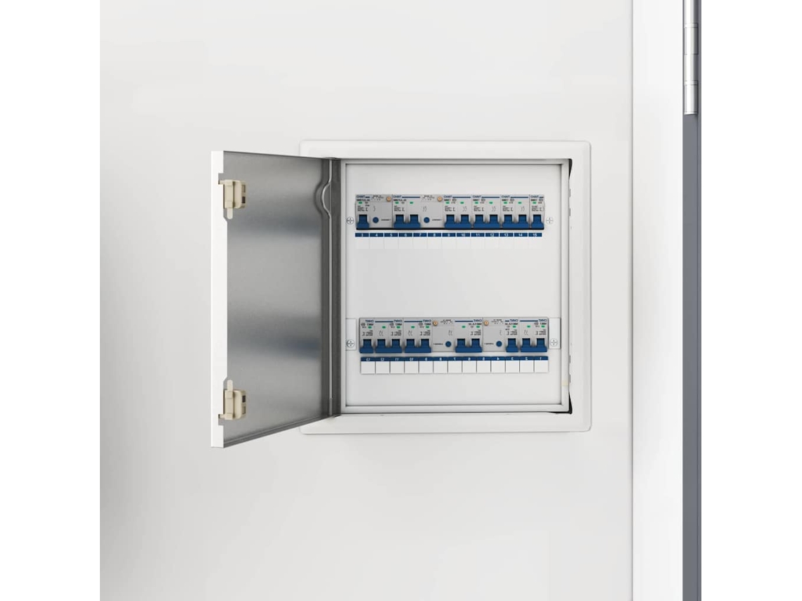 Vidaxl Painel De Acesso Branco 33,5 X 33,5 X 3 Cm Aço
