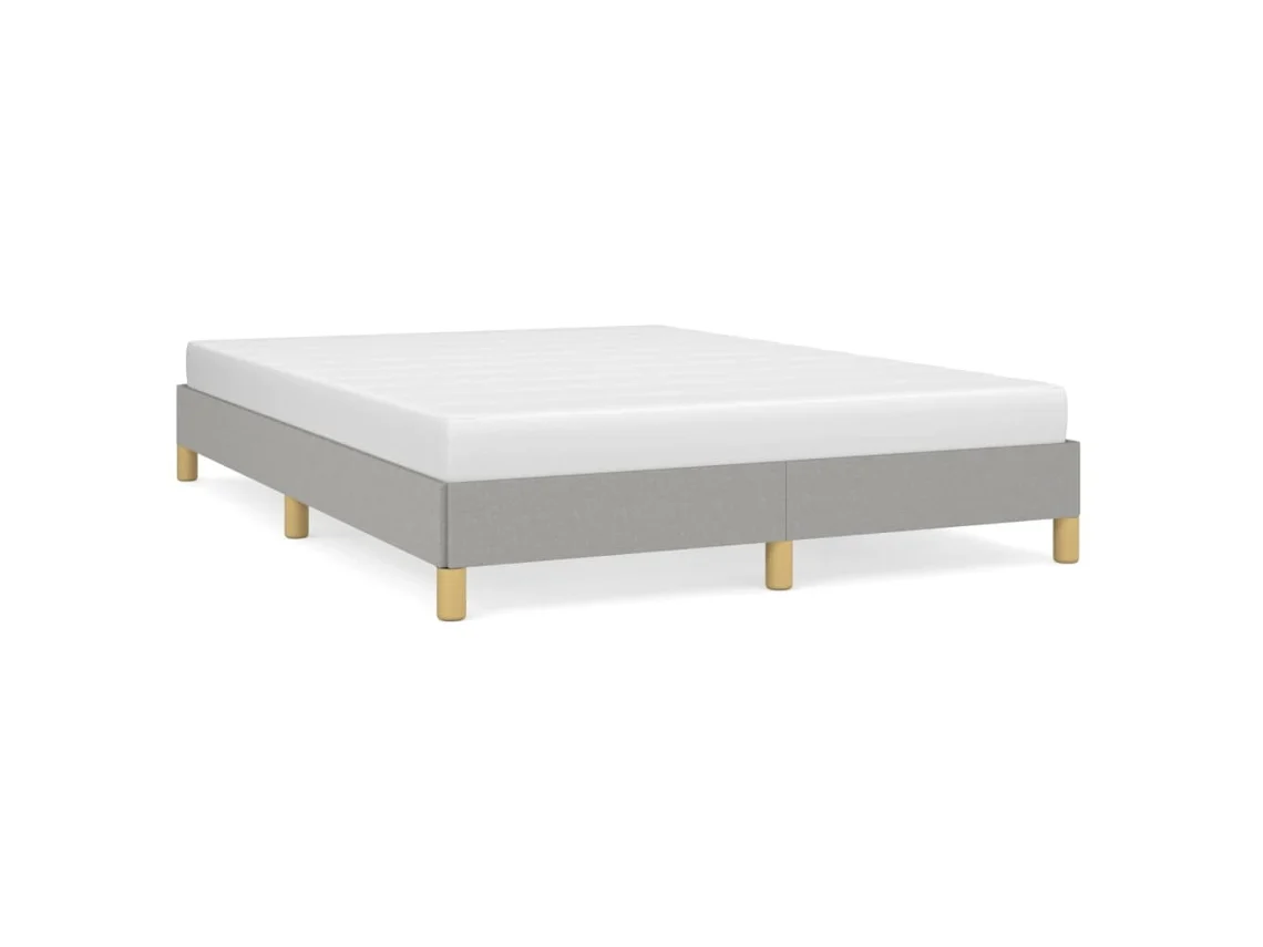 Bed Frame, Bed Frames Vidaxl Cinzeto Tecido (160 X 200 Cm)