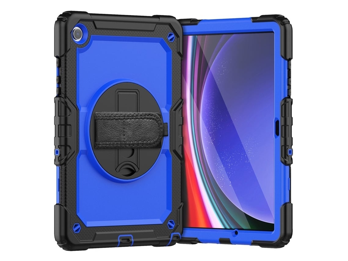 Capa Para Tablet Lurelia, Para Samsung Galaxy Tab A9 Plus 10.5 X210/x216 De Silicone, Azul Escuro, Proteção Antiquedas
