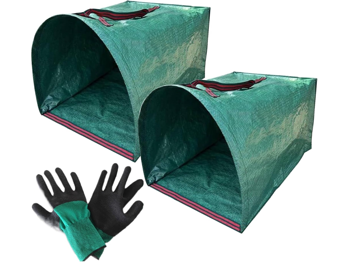 Coletor De Folhas Dobrável Para Jardim, Conjunto Com 2 Peças.