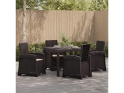 Vidaxl Conjunto De Jantar Para Jardim 5 Unid. Pp