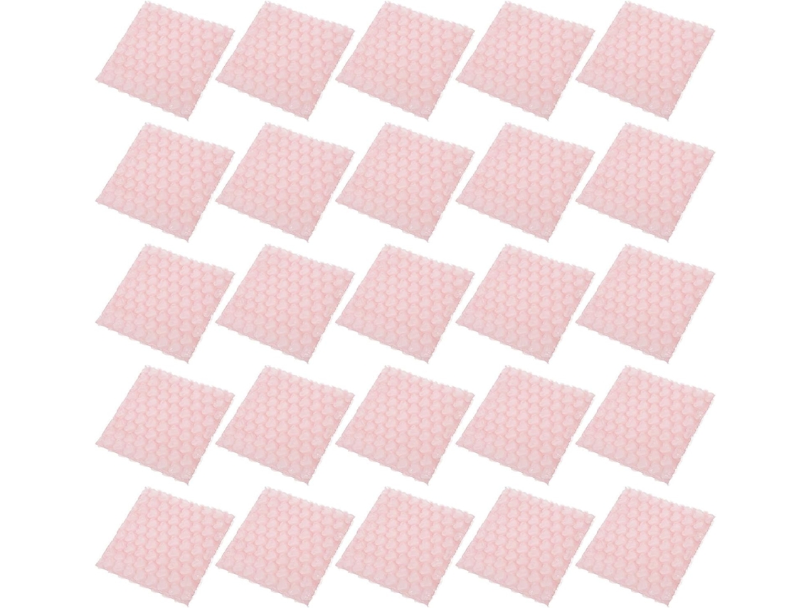 Condicionador De Envelopes Matelassês Em Plástico Rosa 50 Unidades, Forma Coração Antichoc Para Pequenos Envio