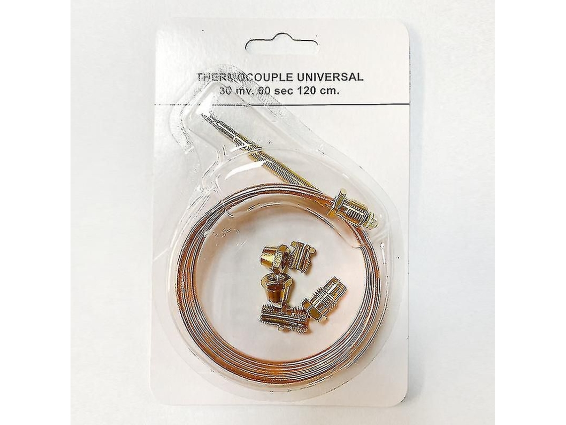 Kit De Termopar Universal Para Todos Os Modelos De Fogão A Gás Comprimento: 120cm Fornecido Com Cinco Fixações