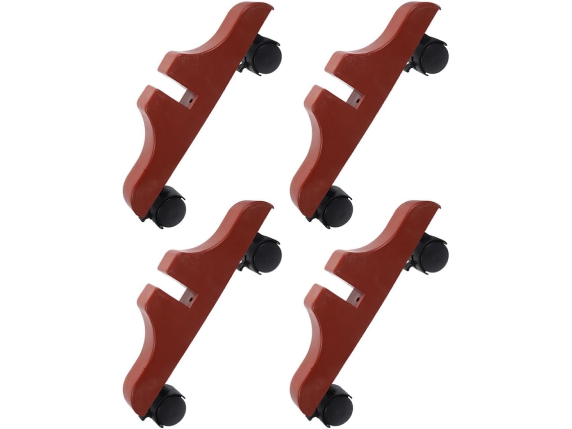 Conjunto De 4 Bases Divisórias De Ambiente Ajustáveis Com Rodízios Para Sala De Estar E Hotel.