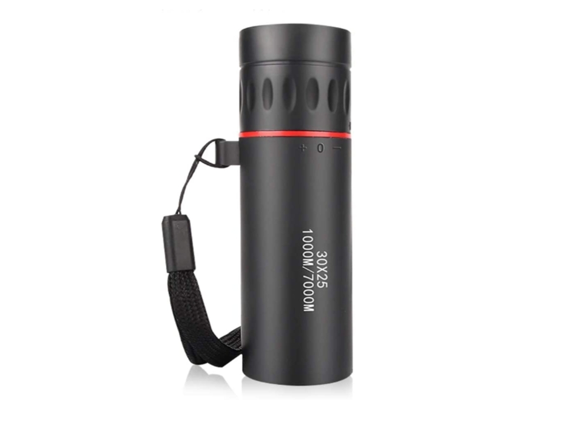 Monocular, 30 X 25 Focus Telescope 7x Ampliação Impermeável Mini Monocular Telescópio Portátil Bestvite (preto)