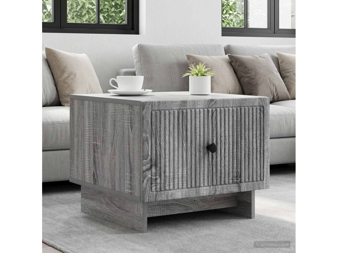 Vidaxl Mesa De Centro Sonoma Cinzento 49 X 50 X 40 Cm