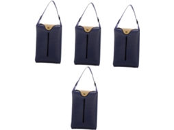 Conjunto De 4 Porta-papel Higiênico, Couro, Casa, Lenços