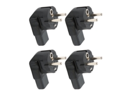 Conversor Plug 4.8mm Para Iec320 C13 Adaptador De Energia 90 Graus Para Carregadores De Laptop 4pcs