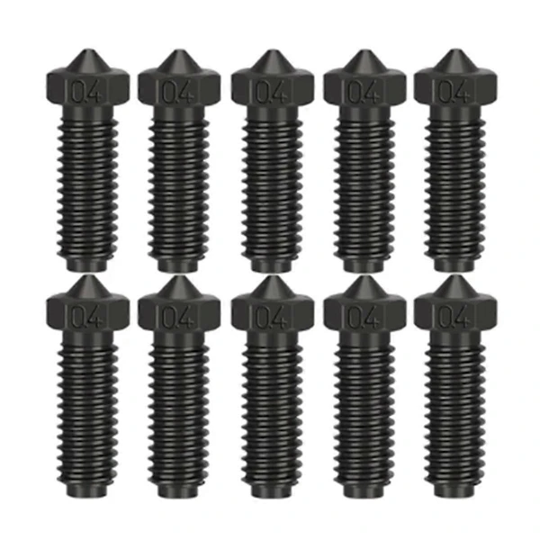 Ótima Oferta Por Um Preço Baixo! 10 Bicos De Aço Temperado Para Impressora 3d Com 2 Bicos, Filamento De 0,75 Mm E Alto Fluxo De 0, Aquaforge