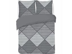 Conjunto de capa de edredom VISION Cinzento