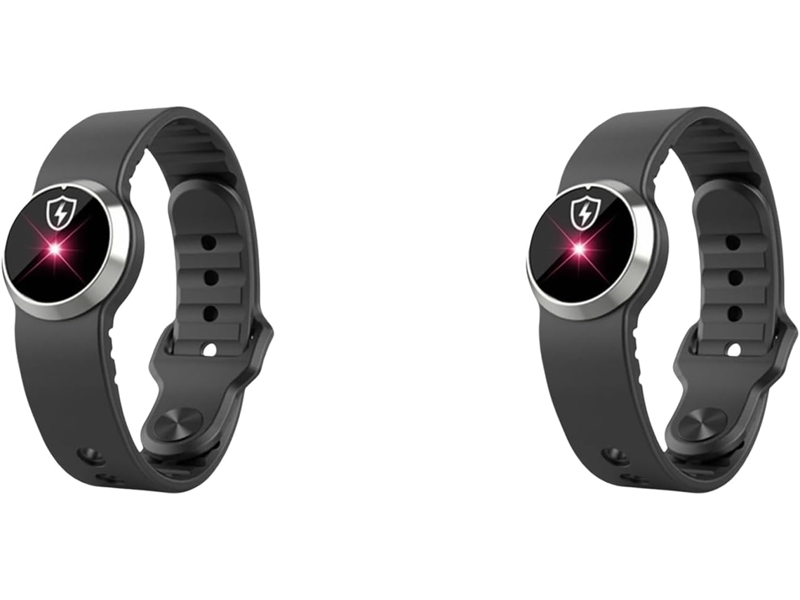 2-pulseiras De Silicone Antiestáticas Sem Fio Para Inverno, Alça Ajustável, Eliminador De Estática, Elimina A Estática
