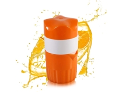 Espremedor de Citrinos DUREFORWARD manual portátil em laranja e branco