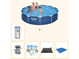 Bestway Piscina Bestway Steel Pro Redonda - 366x76 Cm - 6-peças S22103