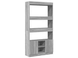 Highboard, Highboards Vidaxl Cinzeto Madeira Processada (n/a)
