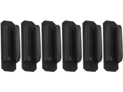 Stobaza 6 - Clipes de Silicone Adesivos para Canetas, Suporte Portátil e Durável para Acessórios de Mesa em Ambientes Fechados