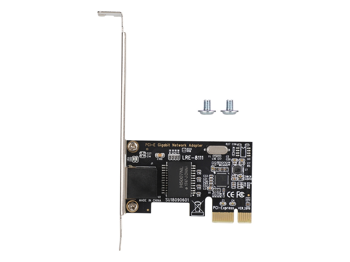 Placa De Rede Gigabit Desktop Pci-e Su-8111g Rtl8111f 10/100/1000mbps