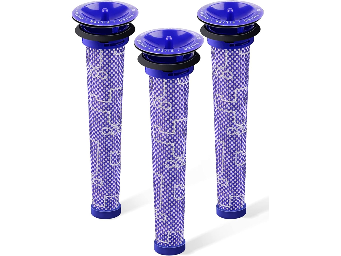 Acessórios Aspirador De Pó Para Dyson Dc58 Dc59 V6 V7 V8, 3 Pcs De Pré-filtro De Reposição Cuich