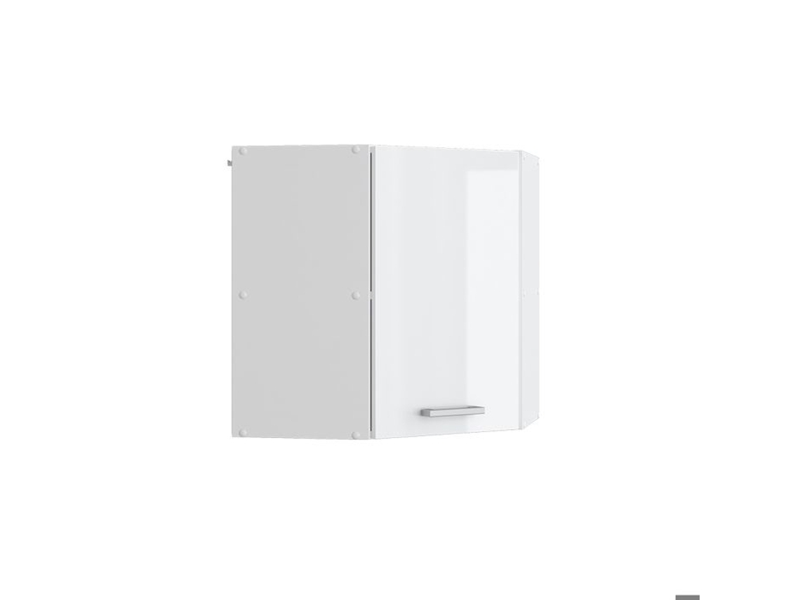 Unidade de canto alto VICCO R-Line branco brilhante 57 cm