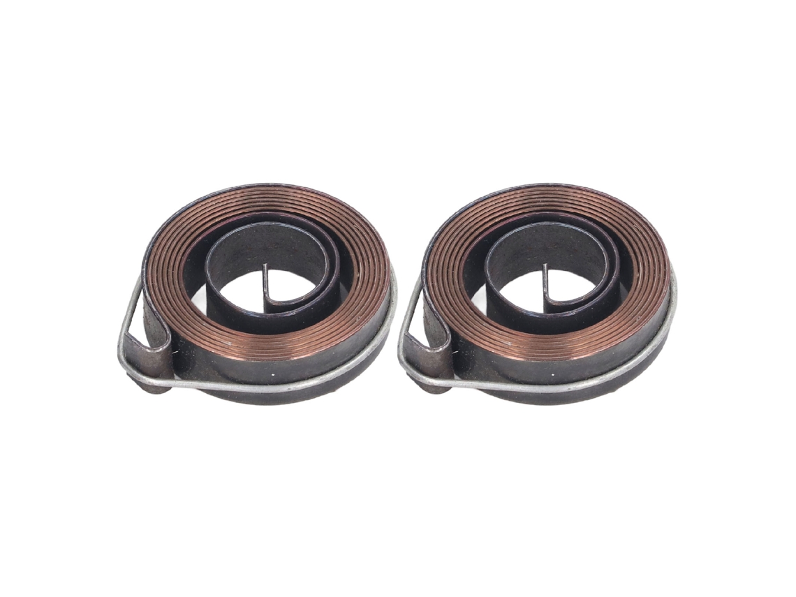 2pcs Mola De Retorno Broca Bancada Mola Bobina Aço 0.8x10 Gancho Duplo Diâmetro Externo 37mm