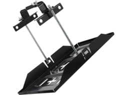 1 Conjunto De Suporte De Bateria De Carro Com Braçadeiras Metálicas Ajustáveis Para Montagem E Fixação Da Bateria.