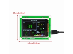 Detector De Qualidade Do Ar Pm2.5 Para Carro E Casa