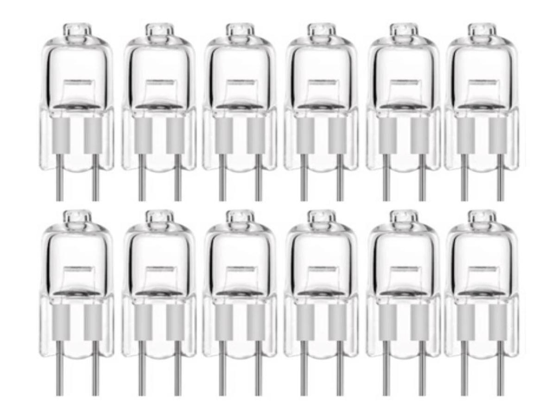 Lurelia Lâmpada Halogen G4 10w 12v 280lm, Branca Quente, Regulável, Sem Cintilação, Para Casa