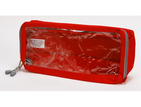 E4 Bag Rectangular com Janela Long Vermelho Cipi S.P.A.