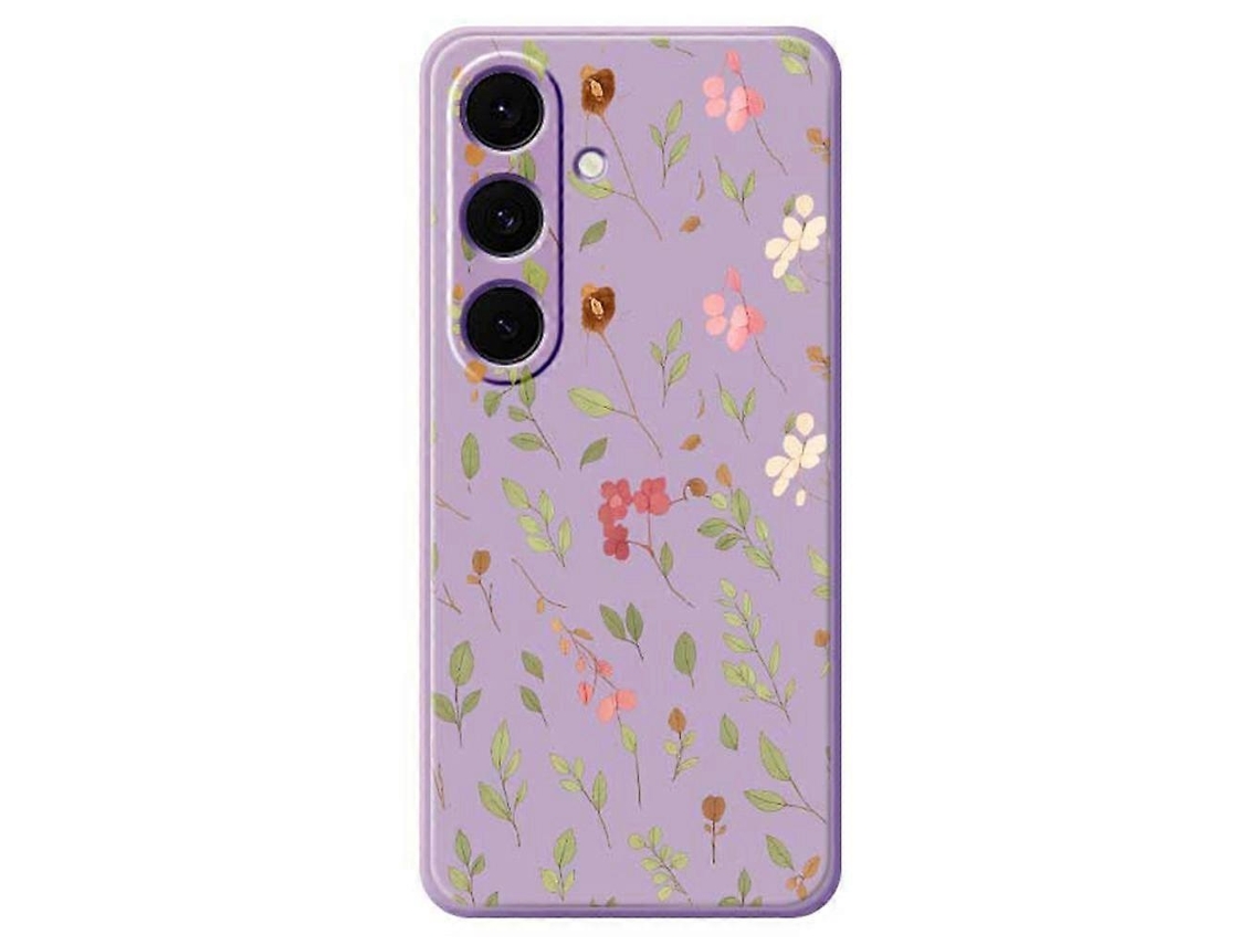 Capa Tpu Para Samsung Galaxy S25, Roxa, Elysve