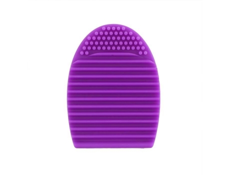 Luvas De Limpeza Estética Pincel De Maquiagem Silicone Roxo Compacto Coscelia