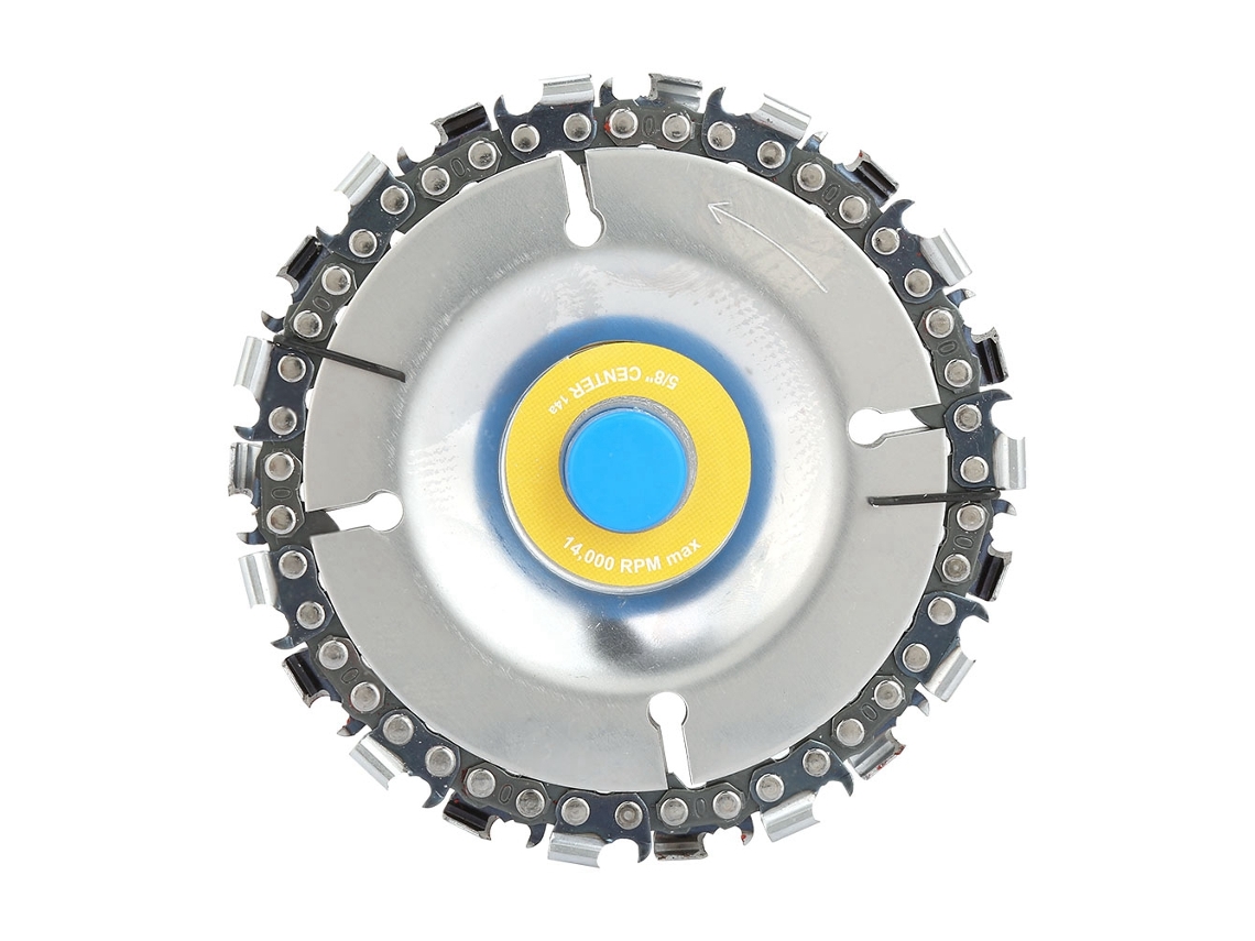 Disco de Corrente 22 Dentes 102mm para Esmerilhadeira Angular | S/MARCA