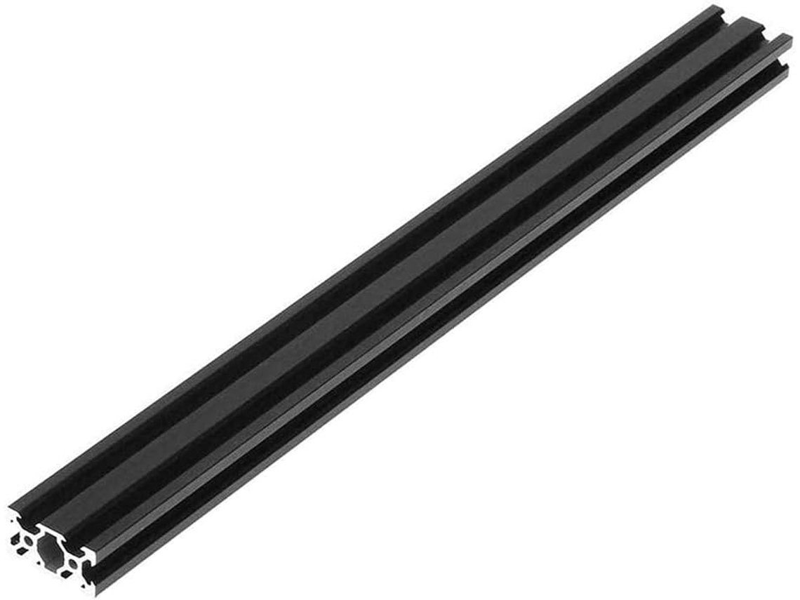 Perfil De Alumínio Com Ranhura Em V, Preto, 2040, 100-1000mm, Para Máquina De Gravação Cnc 350mm