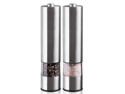 Conjunto de 2 Moedores Elétricos GOKOCO, Aço Inoxidável, Bateria, Luz